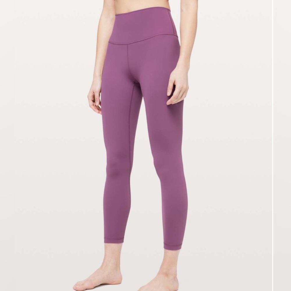 Lululemon Wunder Under HR 7/8 Tight *Full-On Luxtreme 25". Size 4